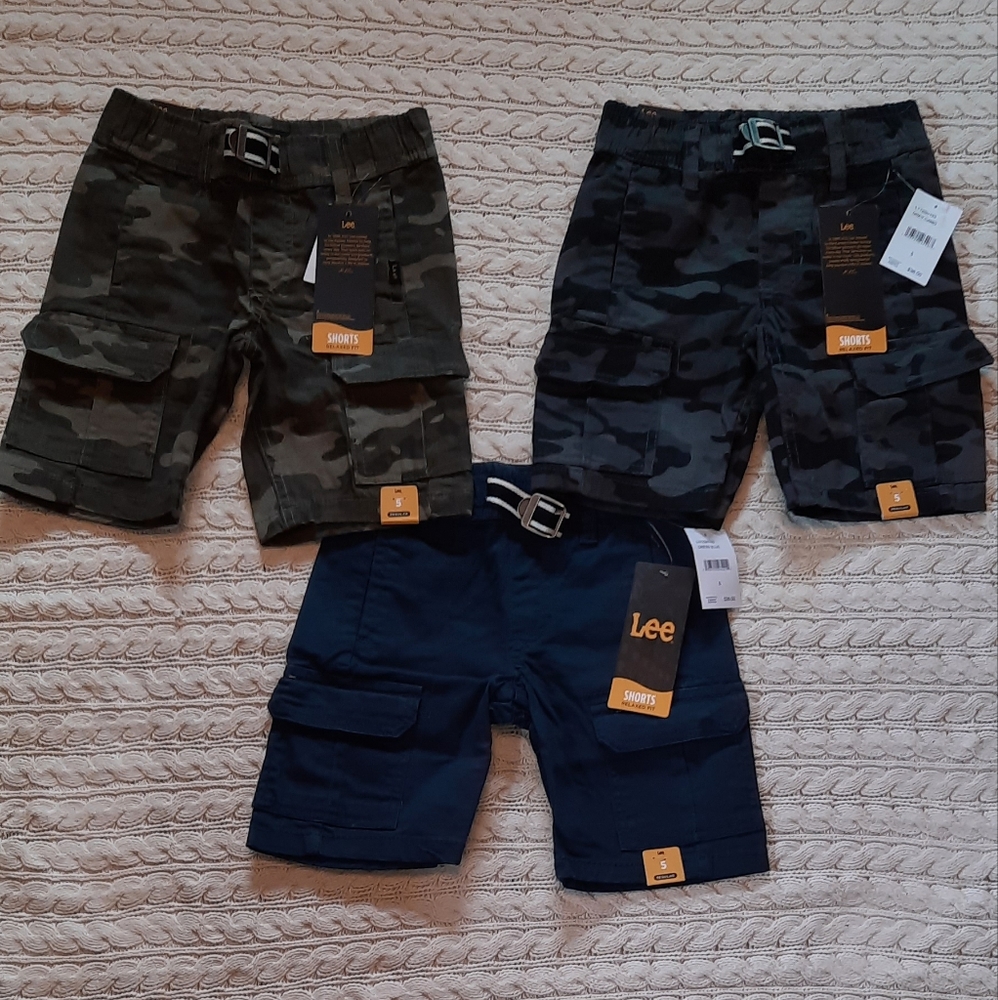 Lee shorts Lot of 3 kids size 5 New